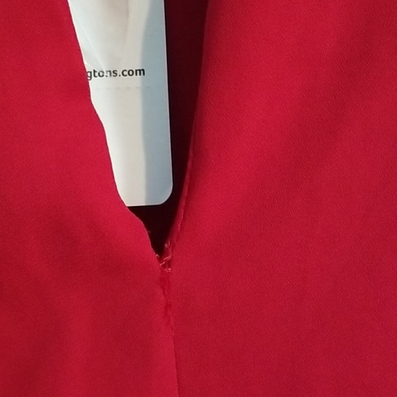 Penningtons red asymmetrical cutout dress 1X NWT - Picture 10 of 16